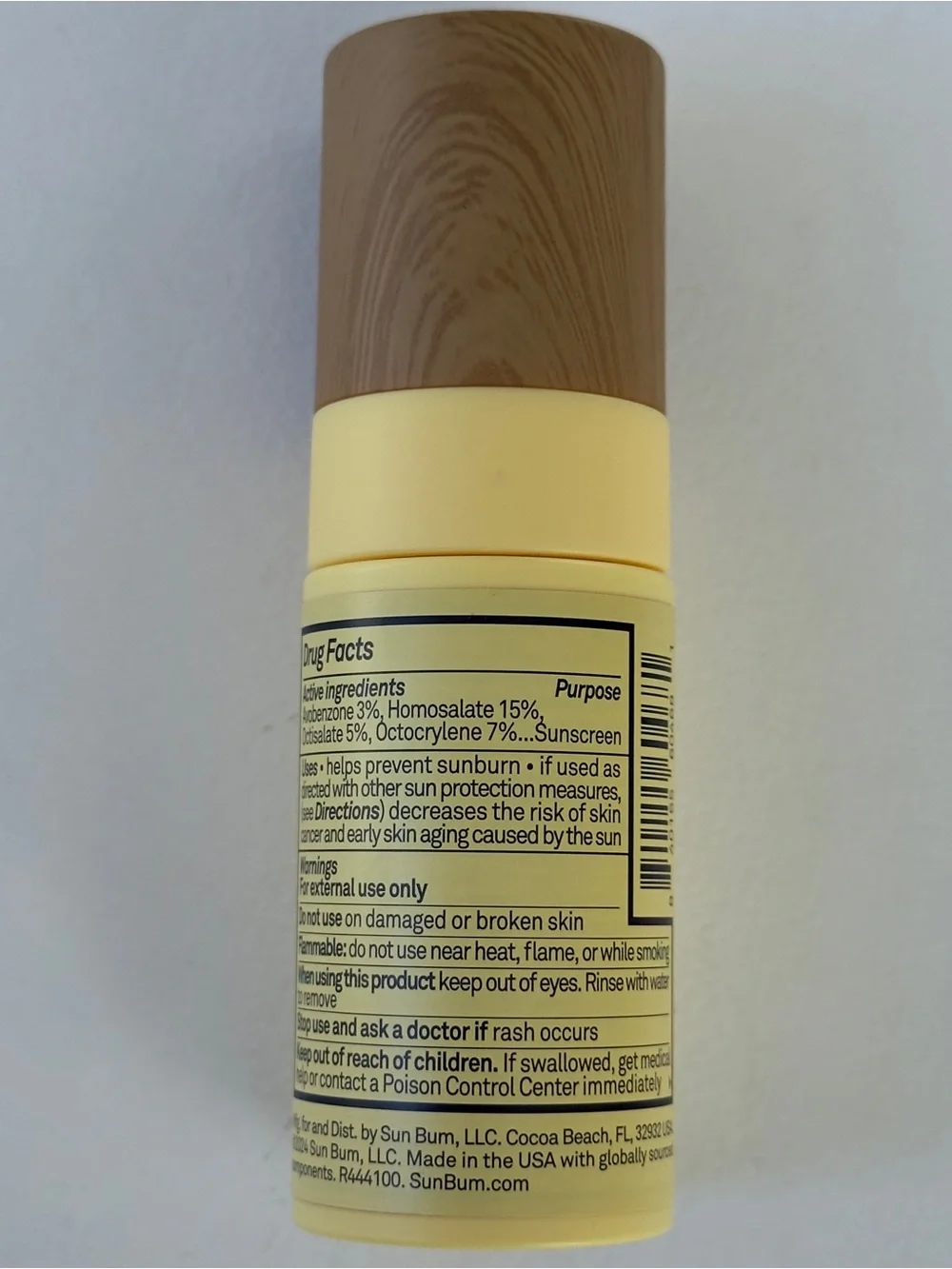 Sun Bum Original SPF 45 Sunscreen Face Mist. 1.35 FL OZ/ 40 mL.